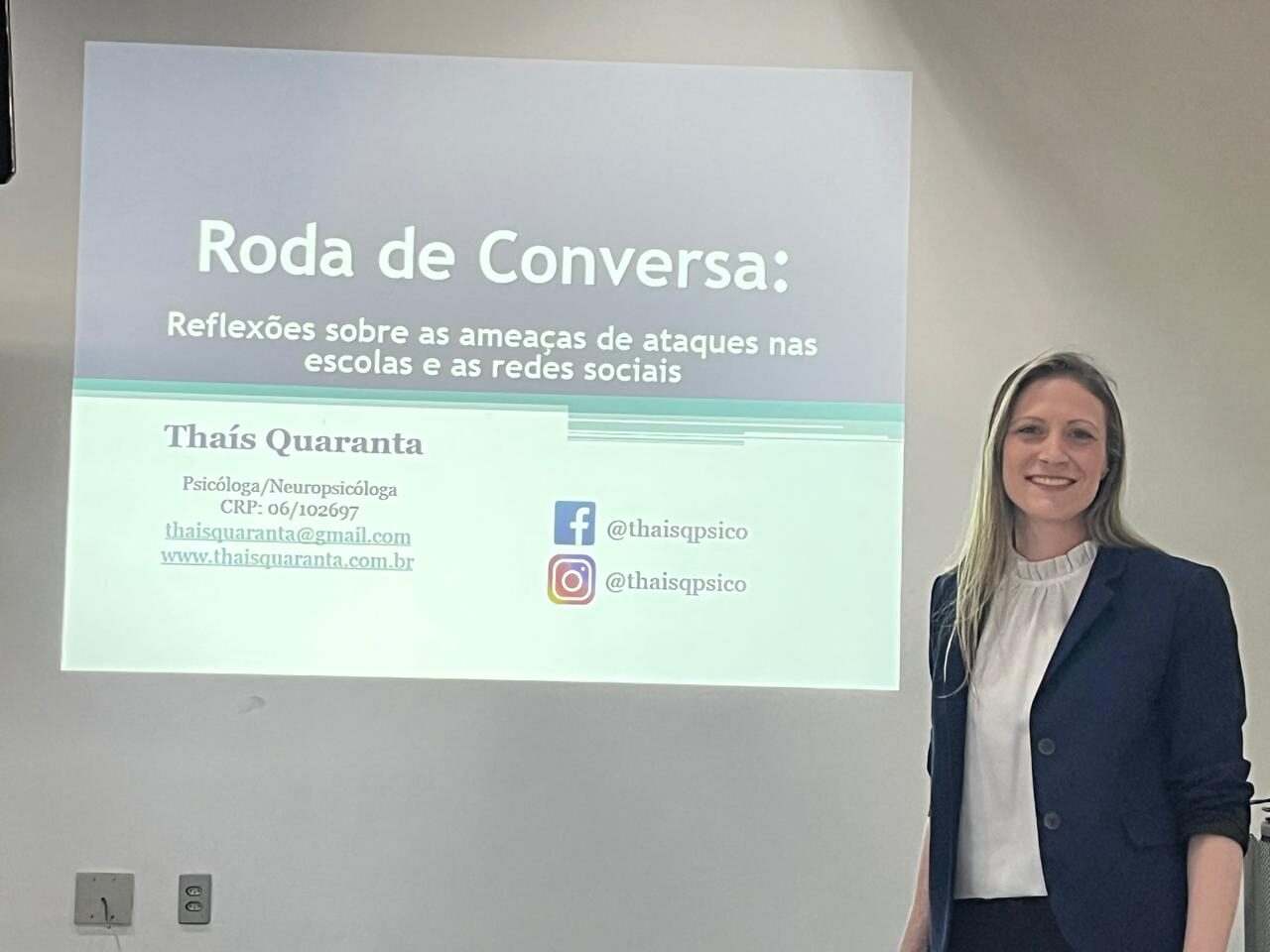 Prevenção e Promoção de Saúde Mental – Roda de Conversa “Violência nas Escolas”